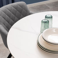 Thumbnail for Malta Round Dining Table in White