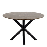 Thumbnail for Heaven Dining Table with Brown Polished Marble Top