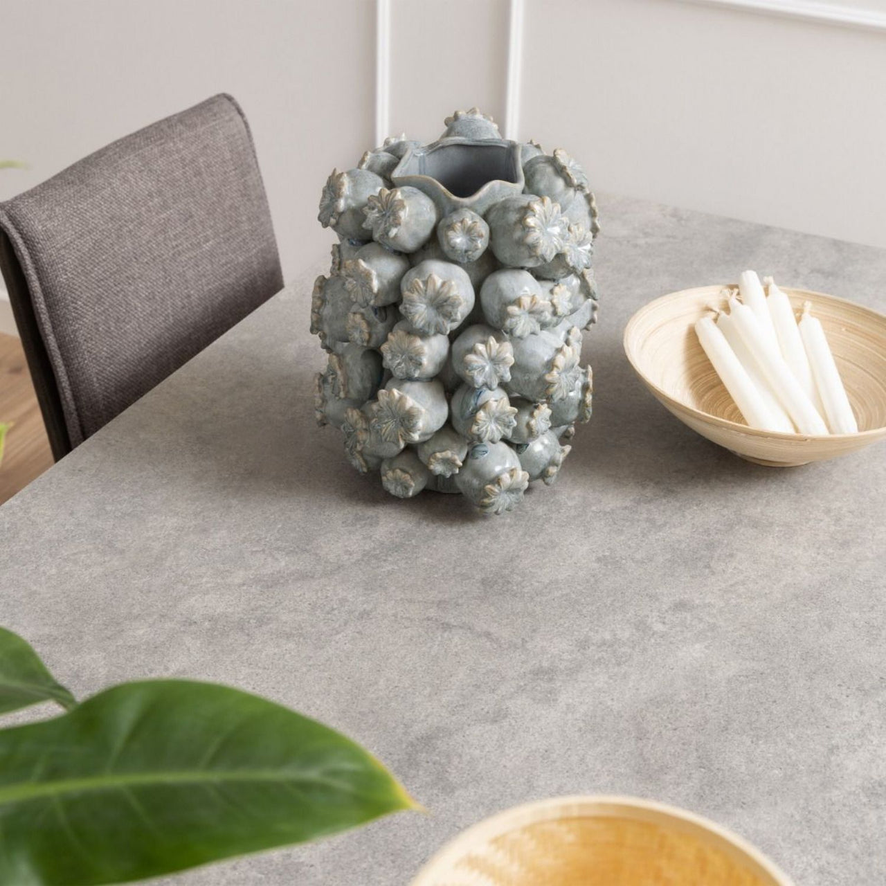 Heaven Dining Table with Ceramic Grey Top