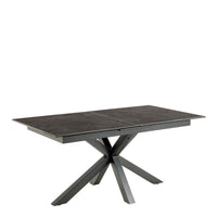 Thumbnail for Heaven Extendable Dining Table with Ceramic Black Top 168cm