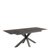 Thumbnail for Heaven Extendable Dining Table with Ceramic Black Top 168cm