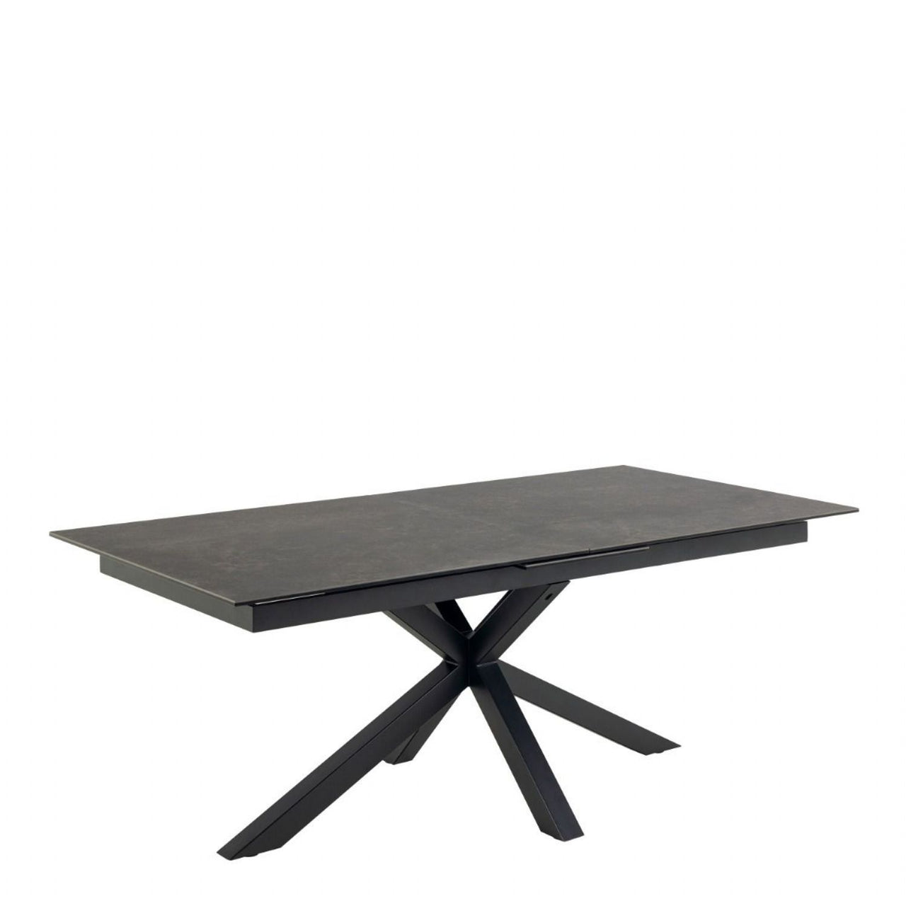 Heaven Extendable Dining Table with Ceramic Black Top 200cm