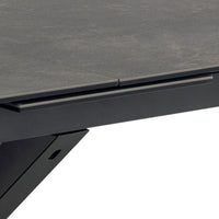 Thumbnail for Heaven Extendable Dining Table with Ceramic Black Top 200cm