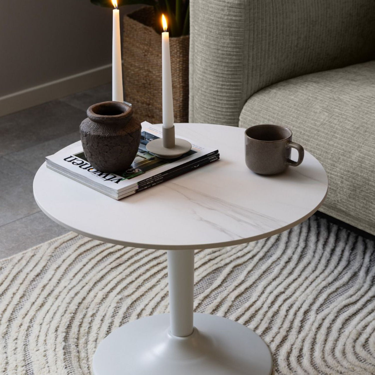 Malta Coffee Table in White