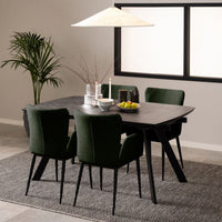 Thumbnail for Blackburn Black Ceramic Dining Table