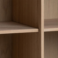 Thumbnail for Linley Cabinet with 2 Doors and 4 Shelves in White Oak