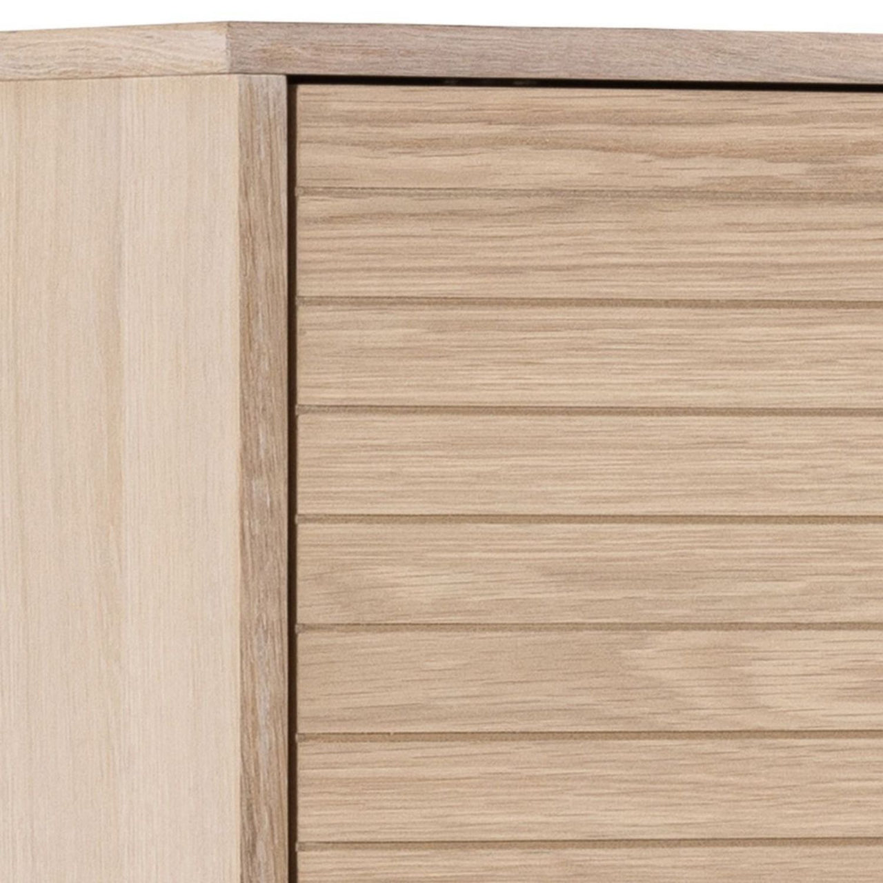 Linley Cabinet with 2 Doors and 4 Shelves in White Oak