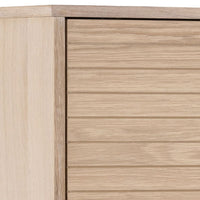 Thumbnail for Linley Cabinet with 2 Doors and 4 Shelves in White Oak