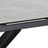 Thumbnail for Heaven Extendable Dining Table with Ceramic Grey Top 200cm