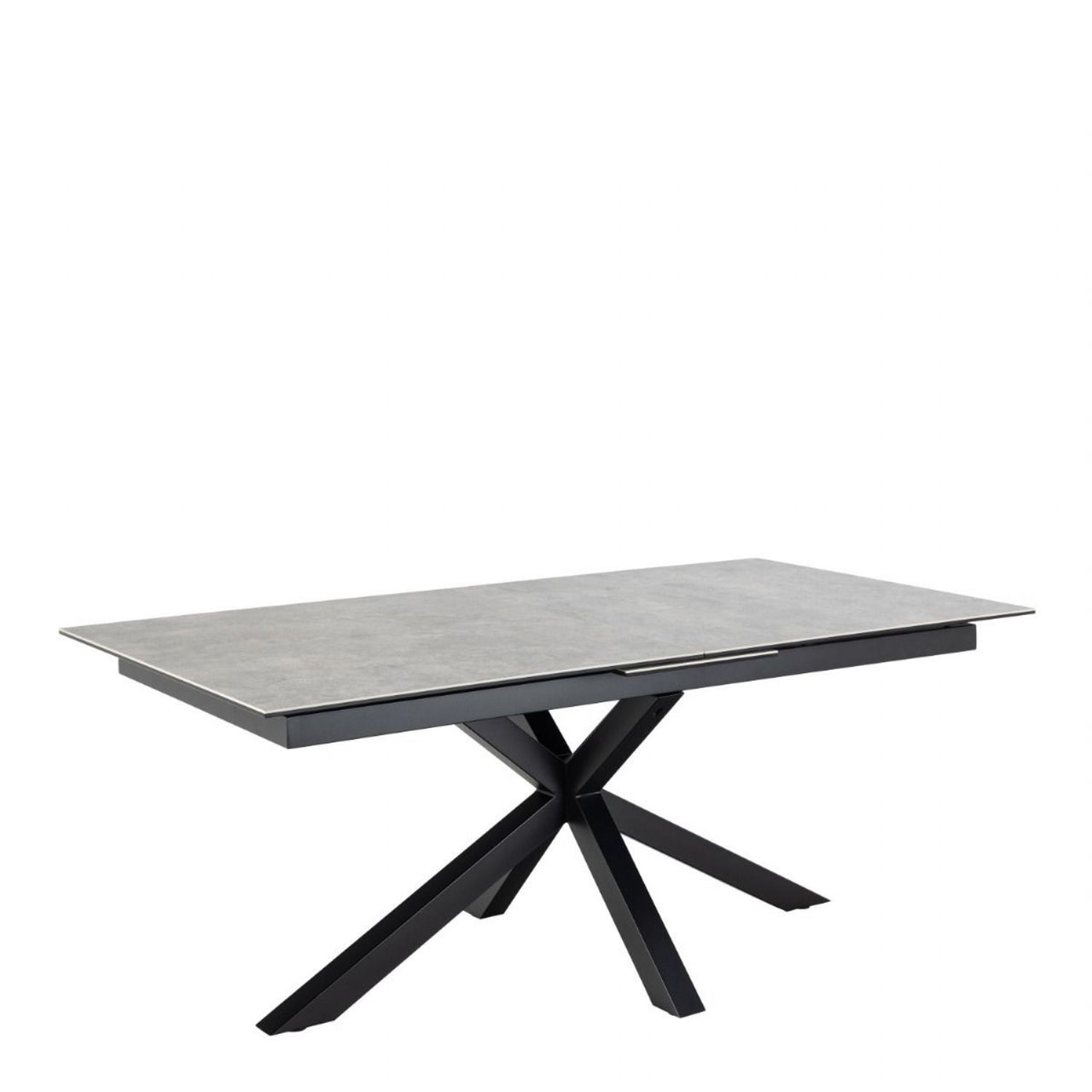 Heaven Extendable Dining Table with Ceramic Grey Top 200cm