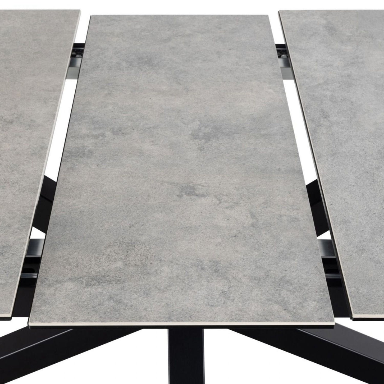 Heaven Extendable Dining Table with Ceramic Grey Top 200cm