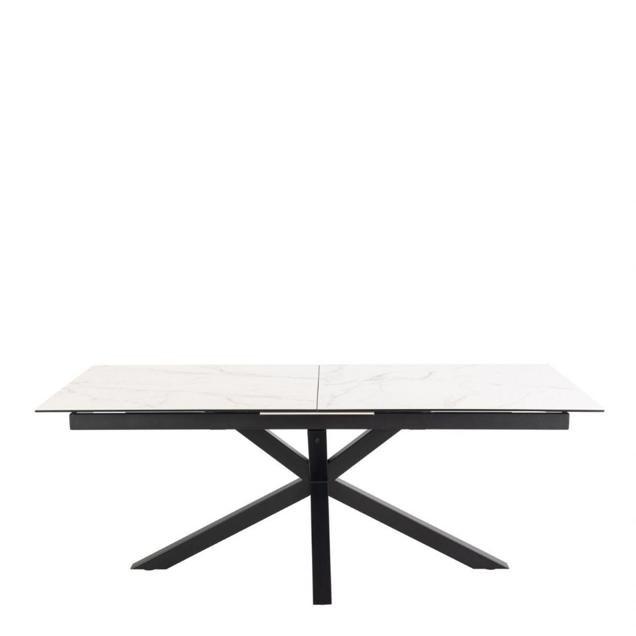 Heaven Extendable Dining Table with Ceramic White Top 200cm