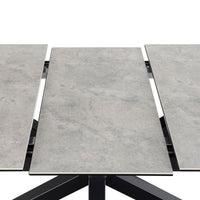 Thumbnail for Heaven Extendable Dining Table with Ceramic Grey Top 168cm