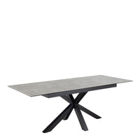 Thumbnail for Heaven Extendable Dining Table with Ceramic Grey Top 168cm