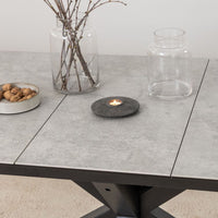 Thumbnail for Heaven Extendable Dining Table with Ceramic Grey Top 168cm