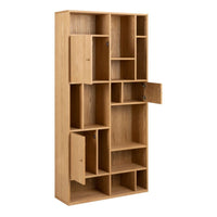 Thumbnail for Rangoon 3 Door Large Bookcase in Oak