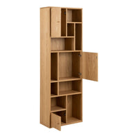 Thumbnail for Rangoon 3 Door Bookcase in Oak