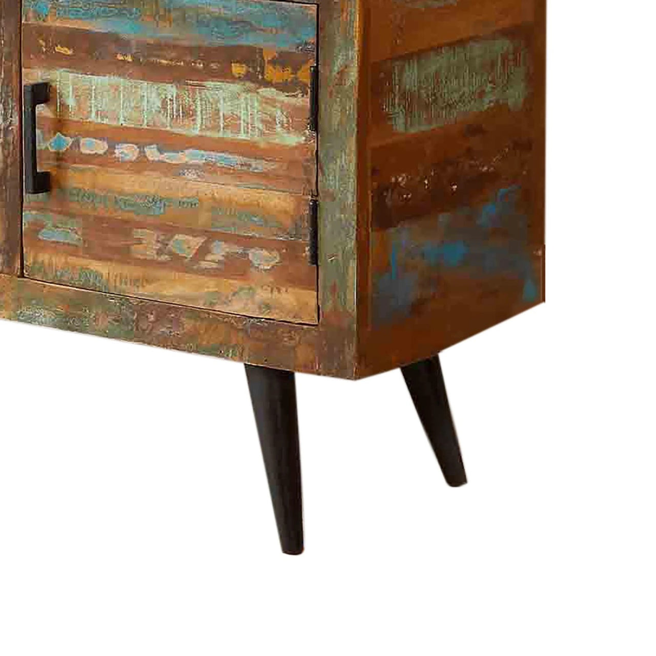 Large 3 Door Drawer Sideboard Rustic Reclaimed Painted Boat Wood