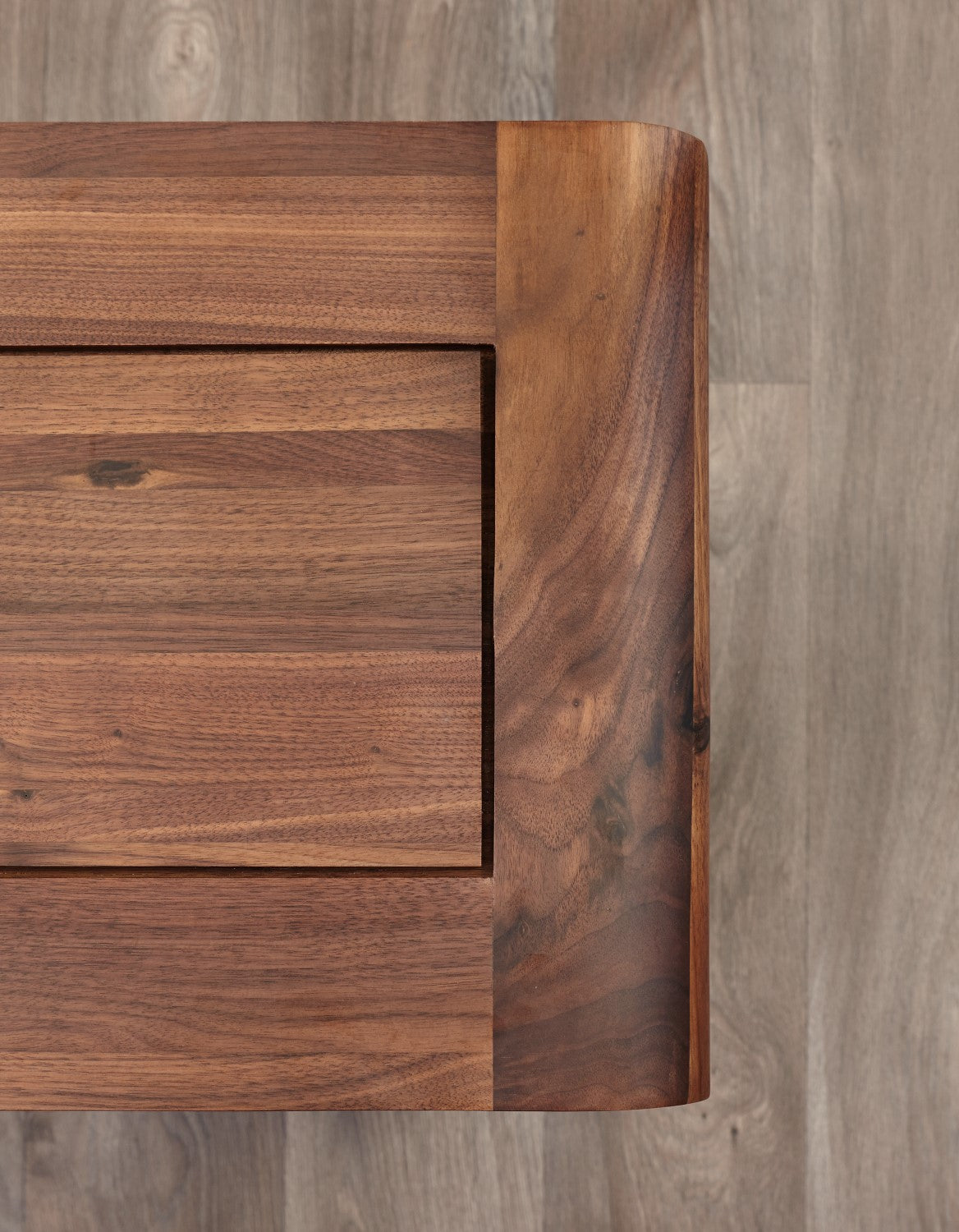 Large Walnut Dark Wood Sideboard