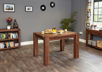 Thumbnail for Solid Walnut 4 Seater 120cm Small Dining Table