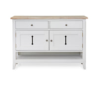 Thumbnail for Grey Painted Small Sideboard Console Storage Cabinet