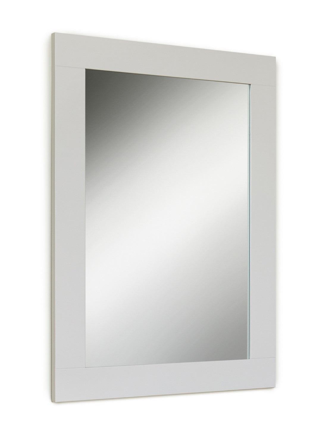 Grey Painted Overmantle Wall Mirror