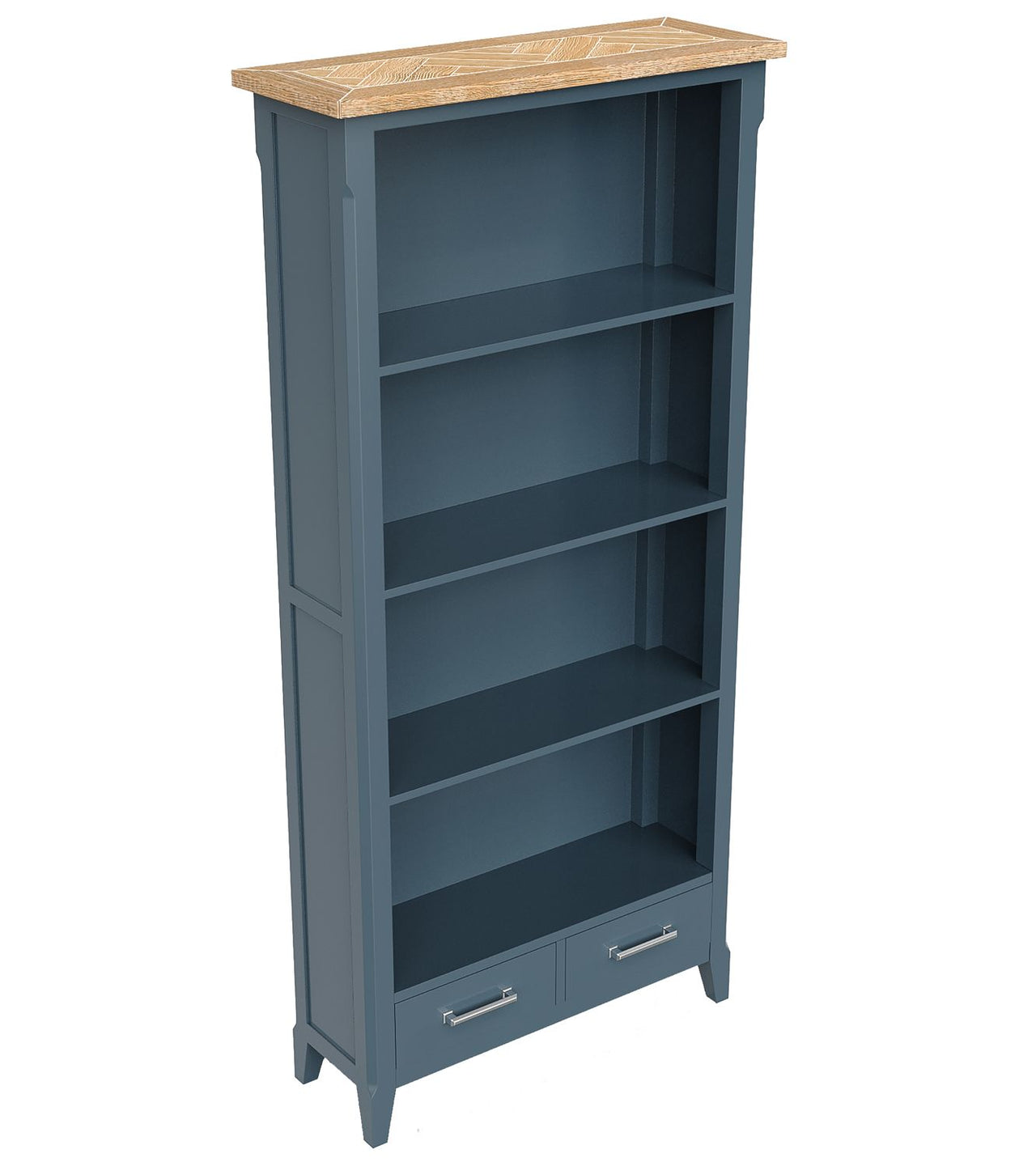 Signature Blue Tall bookcase