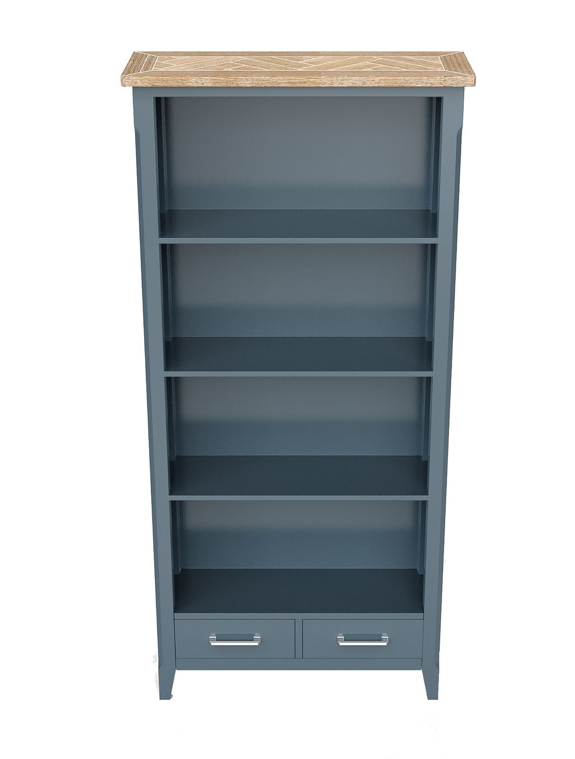 Signature Blue Tall bookcase