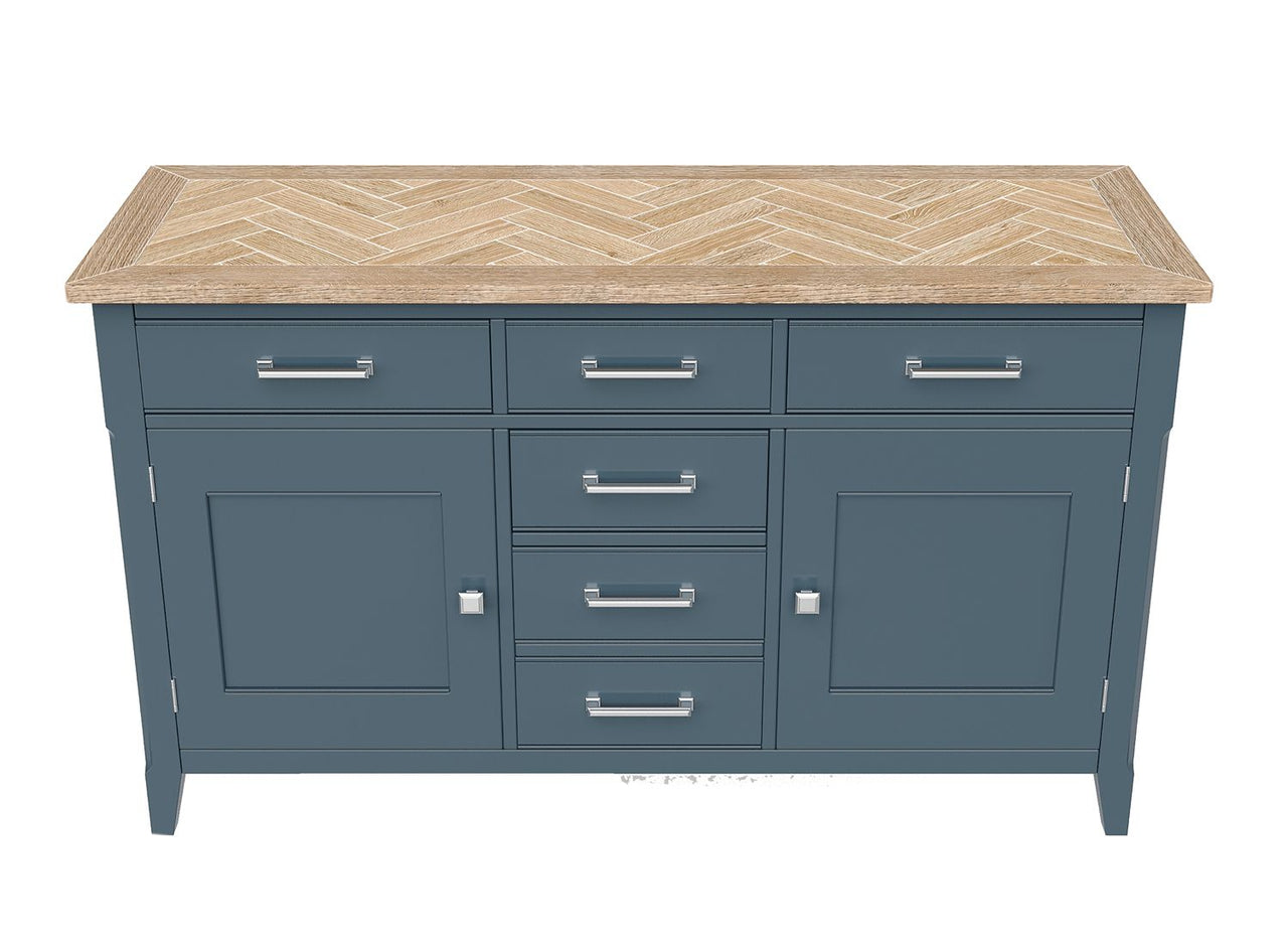 Signature Blue Large Sideboard