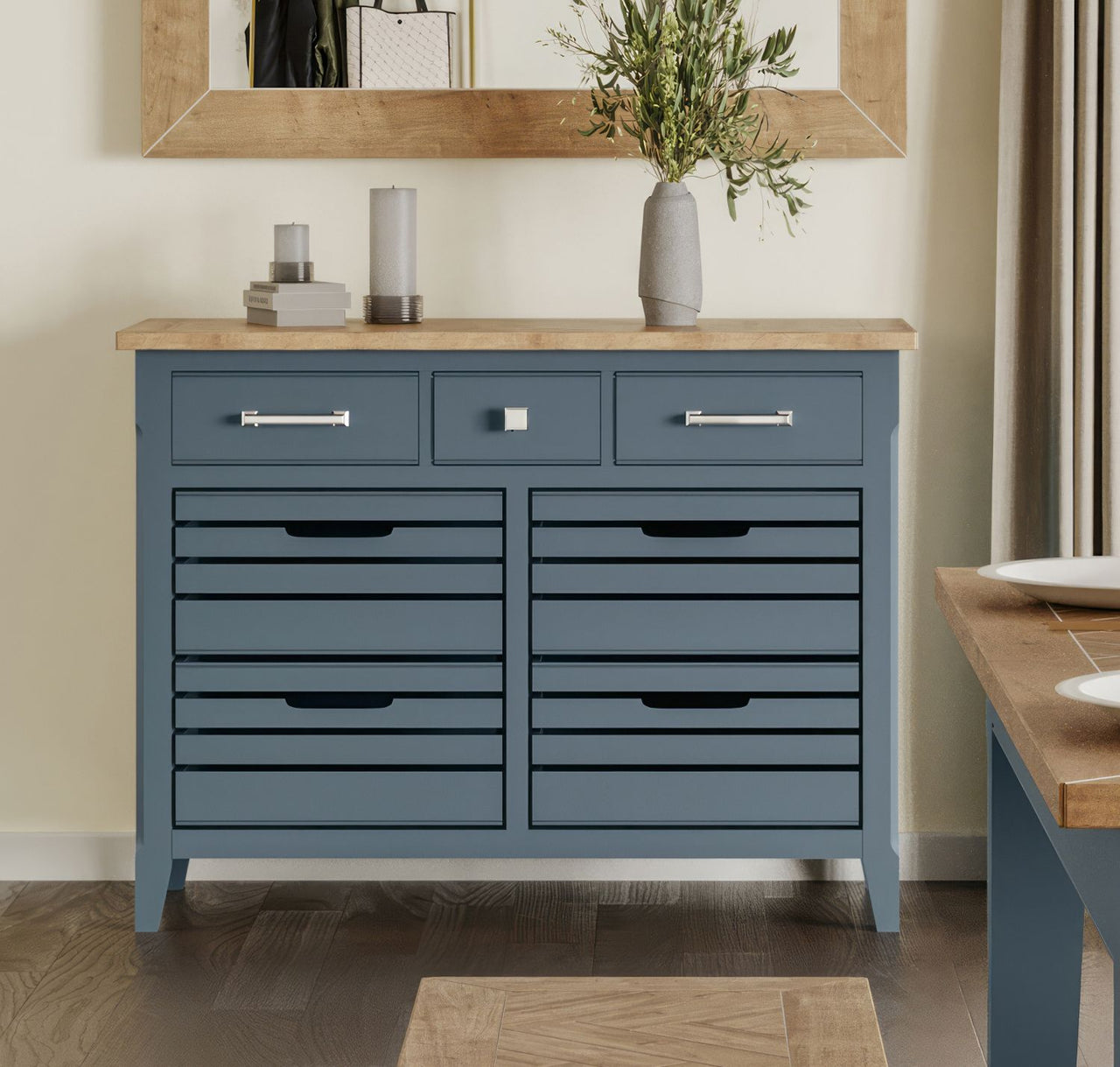 Signature Blue Sideboard Servery