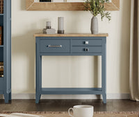 Thumbnail for Signature Blue Reclaimed Small Console Table