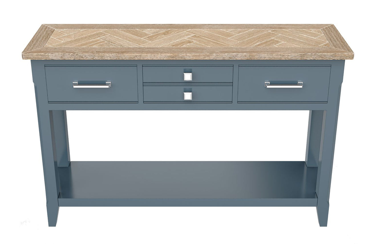 Signature Blue Console Table