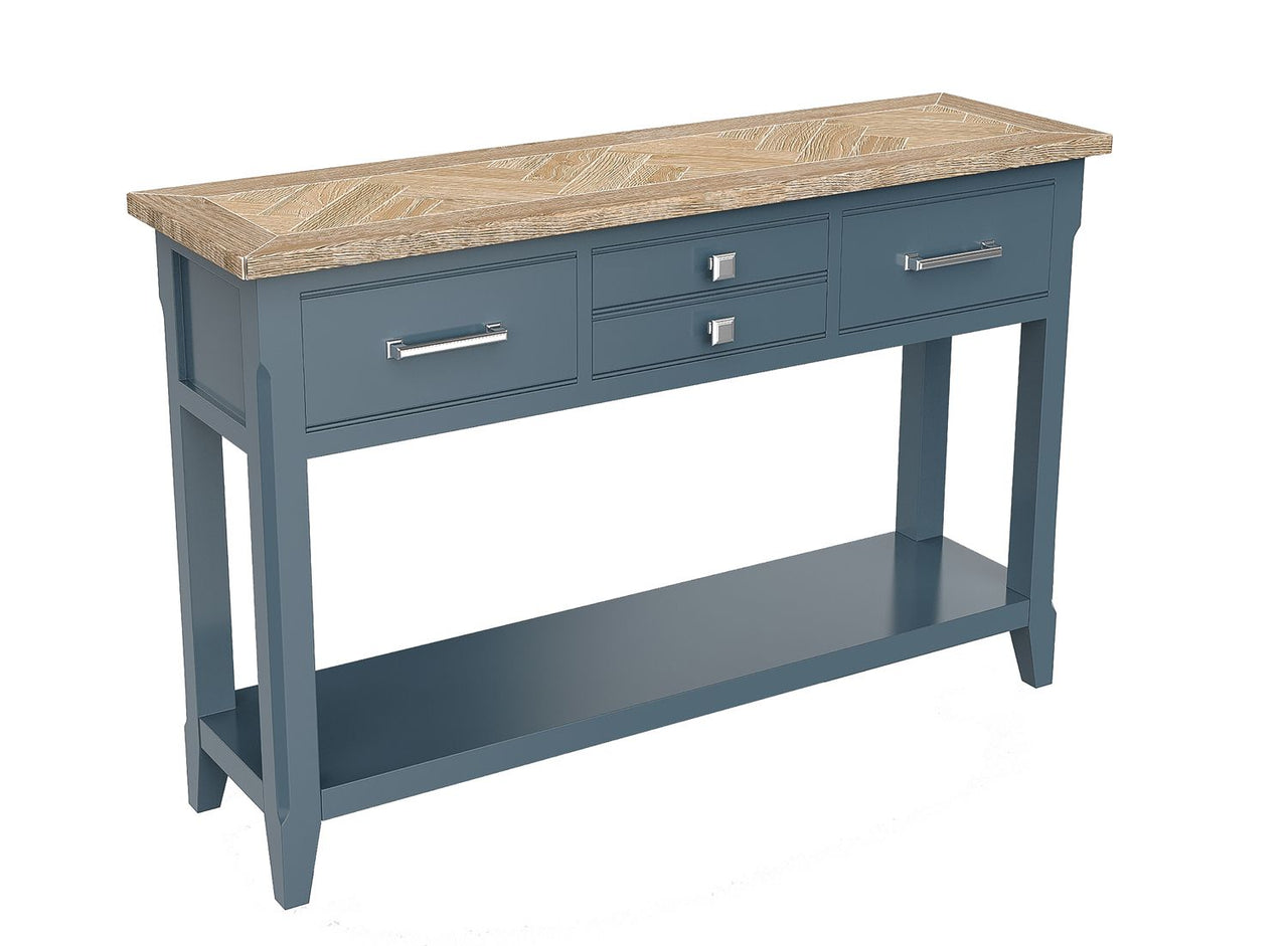 Signature Blue Console Table