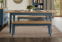 Thumbnail for Signature Blue Extending Dining Table