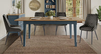 Thumbnail for Signature Blue Extending Dining Table