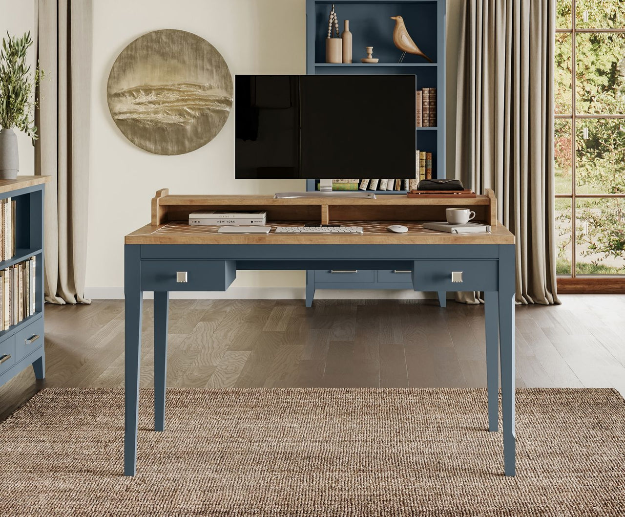 Signature Blue Desk Dressing Table