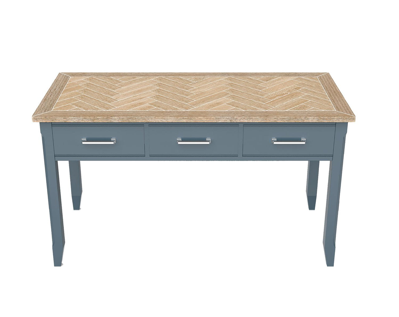 Signature Blue Executive Desk