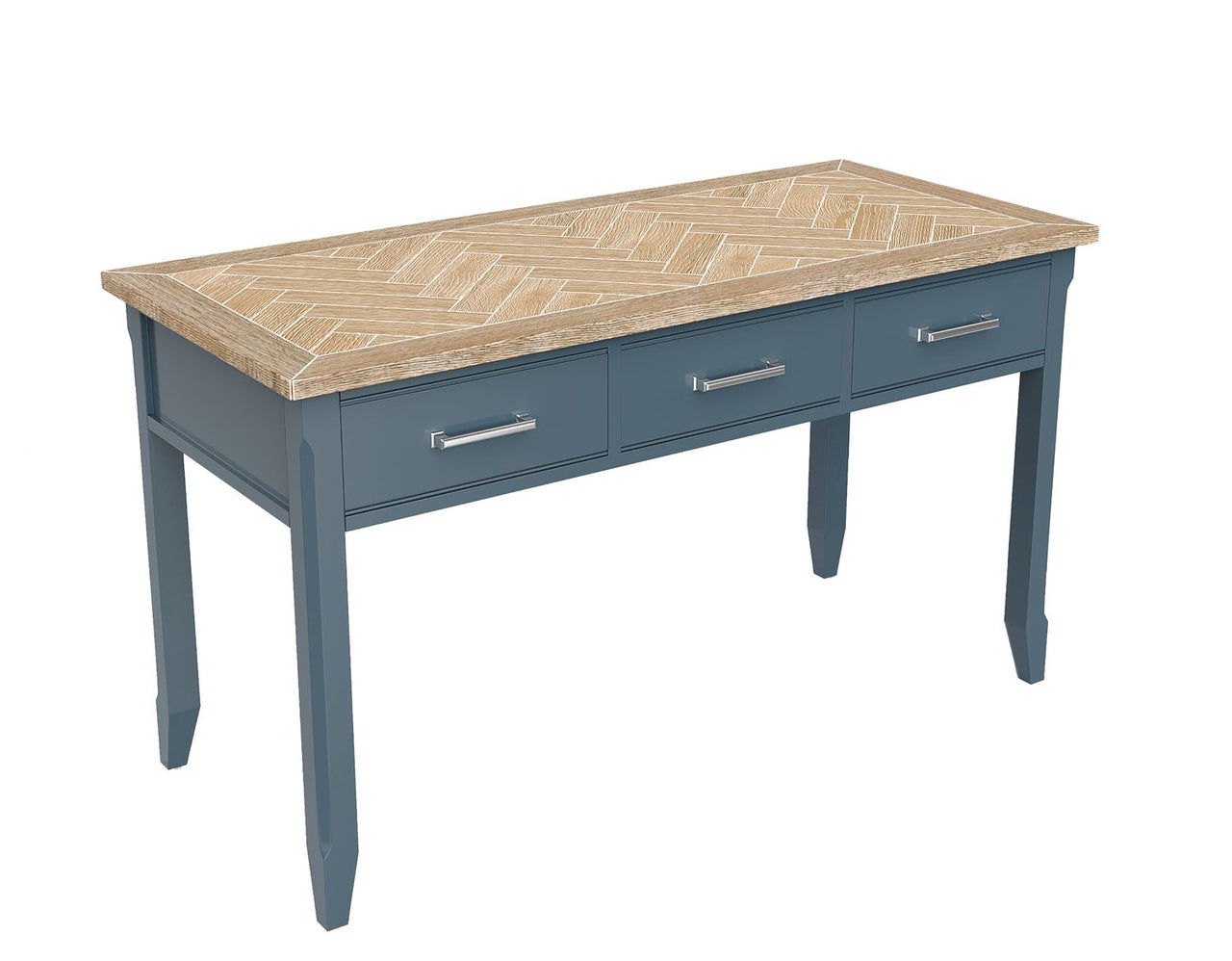 Signature Blue Executive Desk