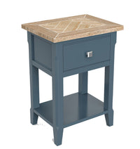 Thumbnail for Signature Blue One Drawer Lamp Table