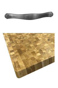 Thumbnail for Kitchen Island (Cream) with Butchers Block