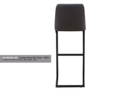 Thumbnail for (VPR03I) Vintage Grey Leather Bar Stool (Pack of Two)