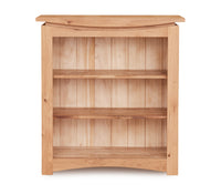 Thumbnail for Light Solid Oak Small Low Bookcase Shelf Display Shelf Unit