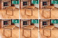 Thumbnail for Light Oak Extending Dining Table Seats 4 6 to 8 People 150cm to 200cm