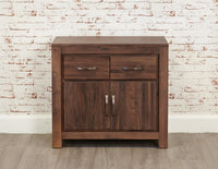 Thumbnail for Dark Wood Walnut Small Sideboard