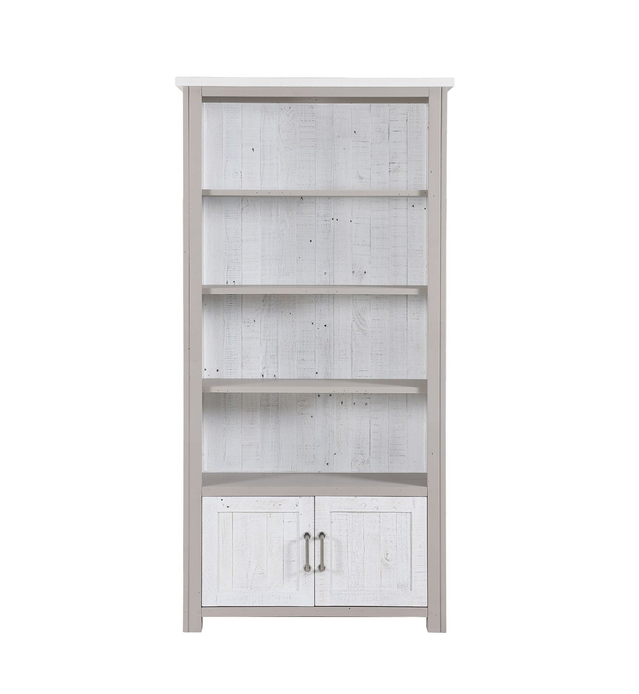 Greystone Large Open Bookcase with Doors