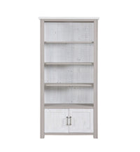 Thumbnail for Greystone Large Open Bookcase with Doors