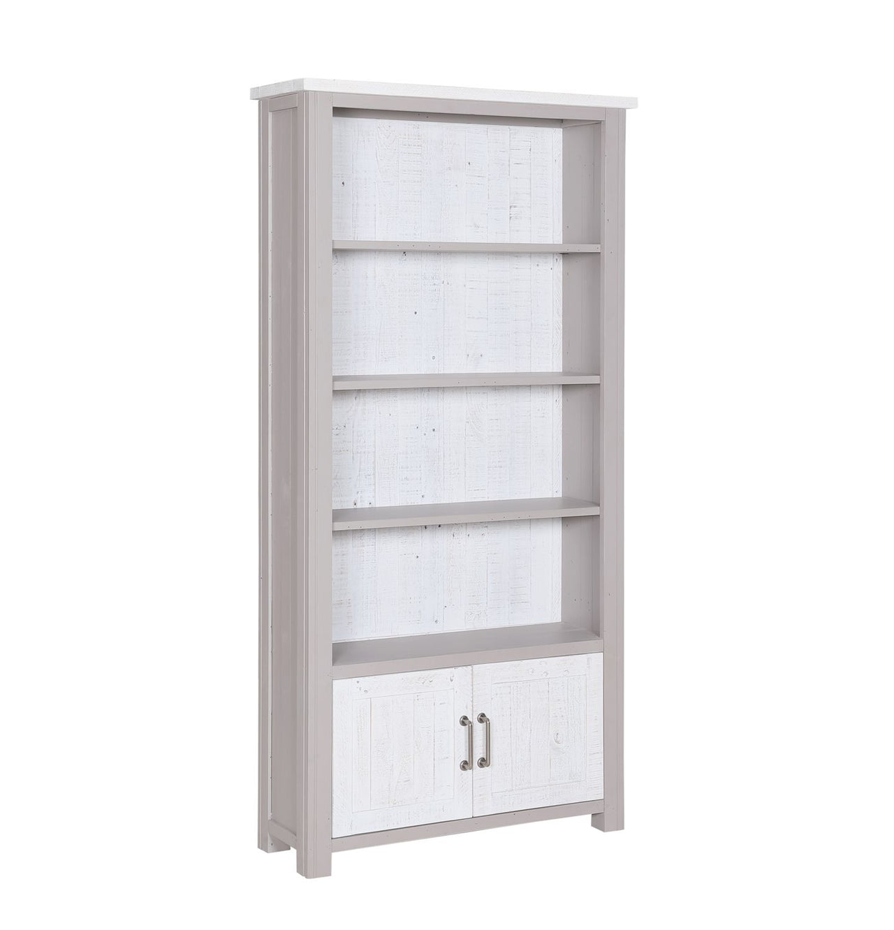 Greystone Large Open Bookcase with Doors