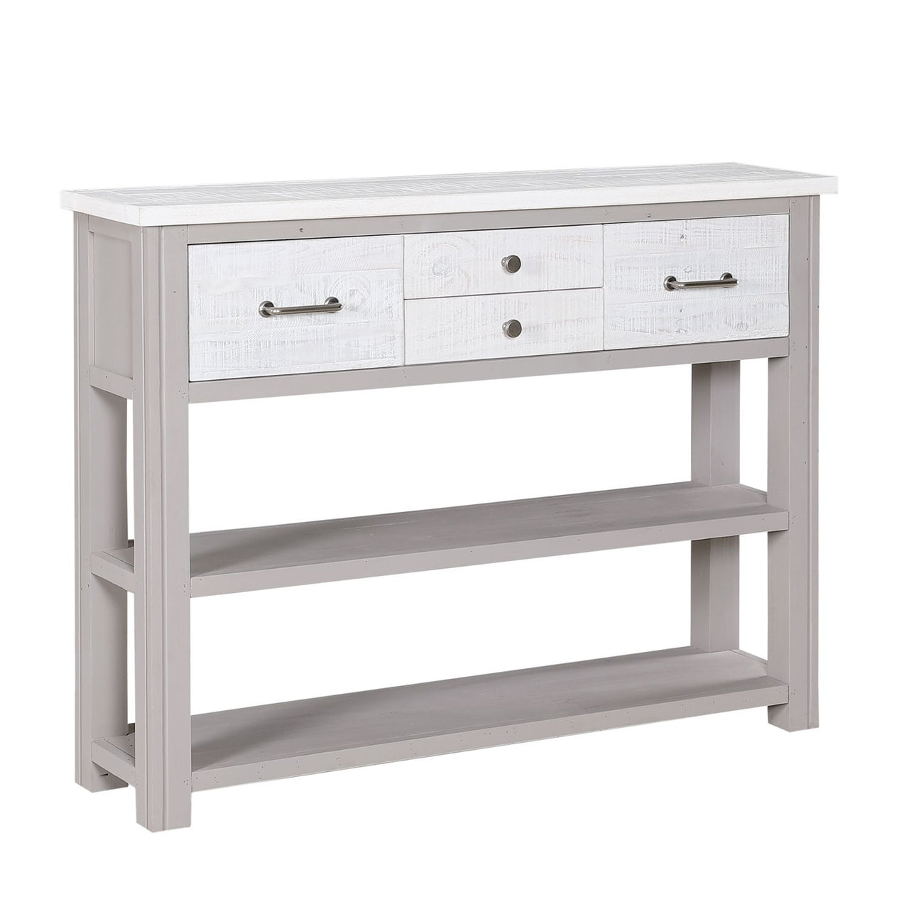 Greystone Low Bookcase Console