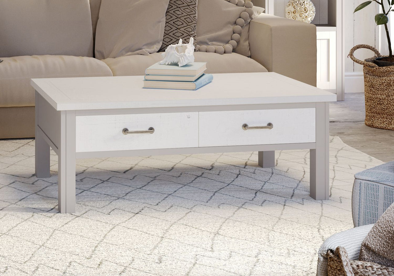 Greystone Coffee Table With Four Drawers