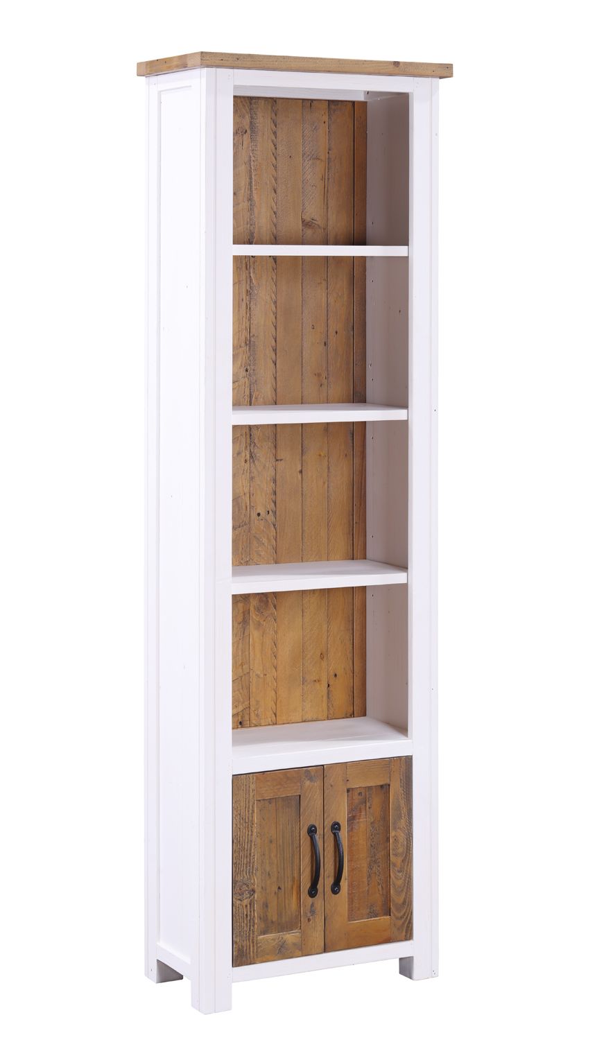 Splash of White Narrow Bookcase